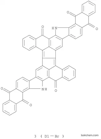 Molecular Structure of 100258-49-9 (tribromobenzo[4,5]naphth[2''',3''':6'',7'']indolo[3'',2'':4',5']aceanthryleno[1',2':2,3]indeno[7,1-ab]naphtho[2,3-i]carbazole-5,13,15,20,28,30(14H,29H)-hexone)